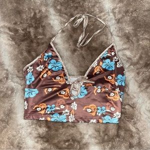 HAWAIIAN HALTER TOP